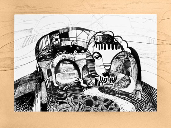 Drawings: drawing, painting, work in the material